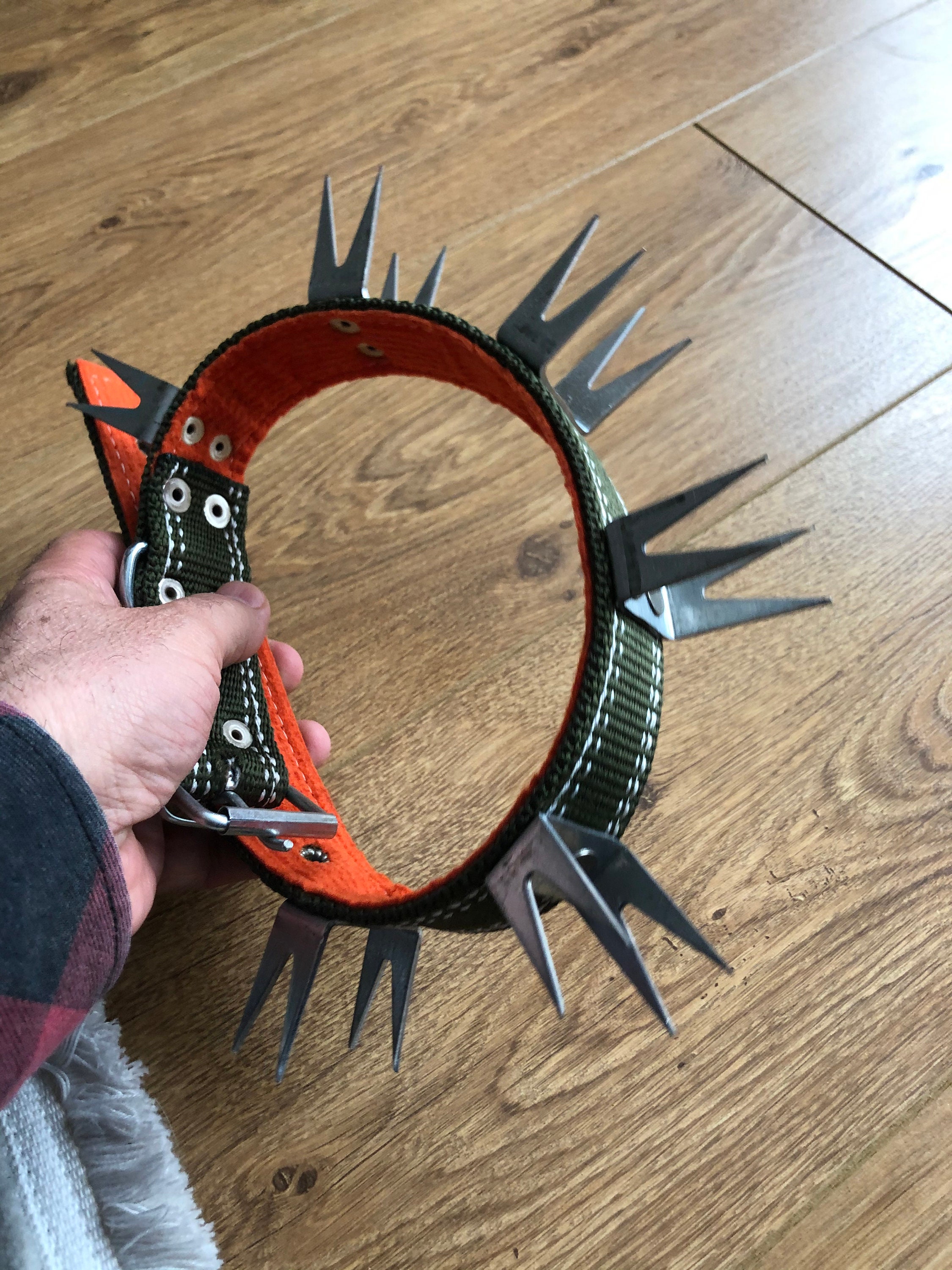 Turkish Kangal iron dog collaragains wolf attack iron Etsy