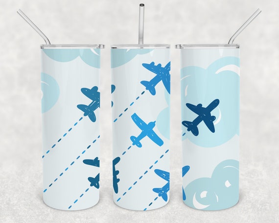 Take Flight Fly Airplane Pilot 20oz Skinny Tumbler Design for Sublimation -  Etsy