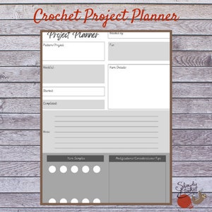 Crochet Project Planner
