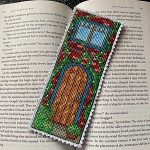 Bookmark Cross Stitch PDF Pattern Fully Booked Bookmark Cross Stitch  Bookshelf Cross Stitch Pattern (Download Now) 