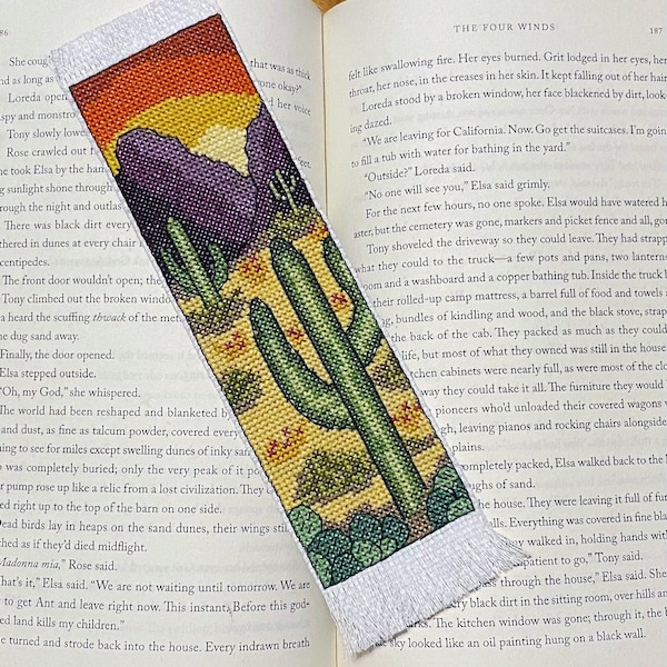 Cross Stitch Bookmark Pattern Etsy