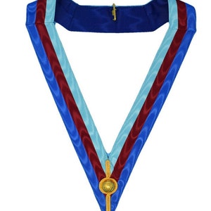 Collarette Provincial del Capítulo del Real Arco Masónico Regalia Masónica de ALTA CALIDAD