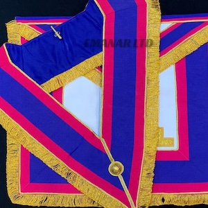 Masonic regalia mark provinz kleid schürze kragen freies handschuhe paket