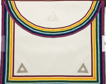Masonic royal ark mariners past commander apron NEW