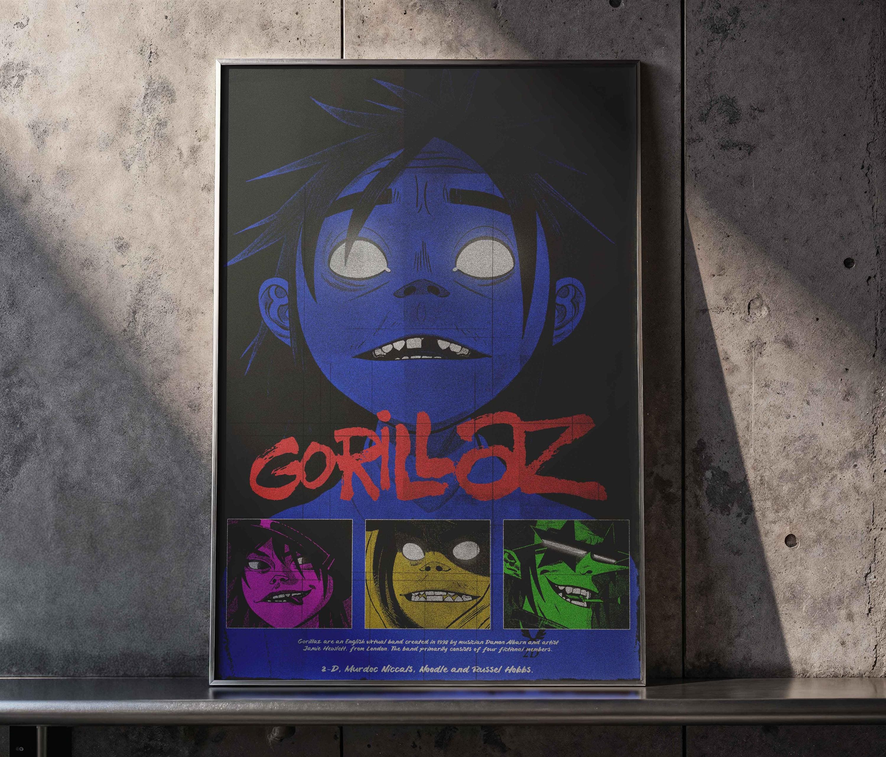 Gorillaz poster - Etsy 日本