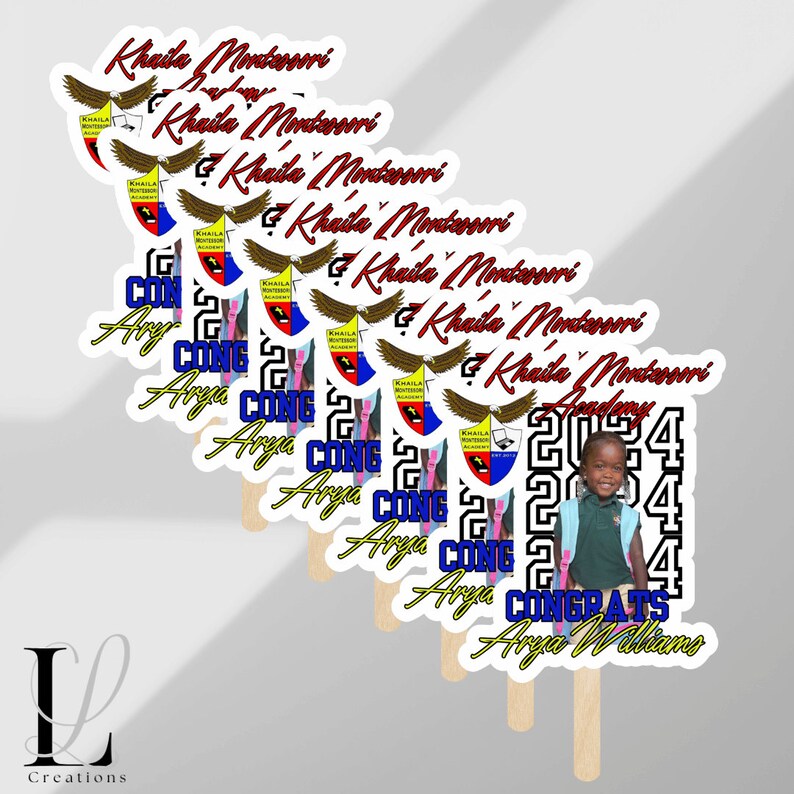 Personalized Handmade Graduation Fans Celebrate Your Success in Style ...