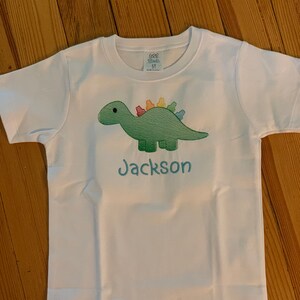 Personalized Back to school Dino Shirt
