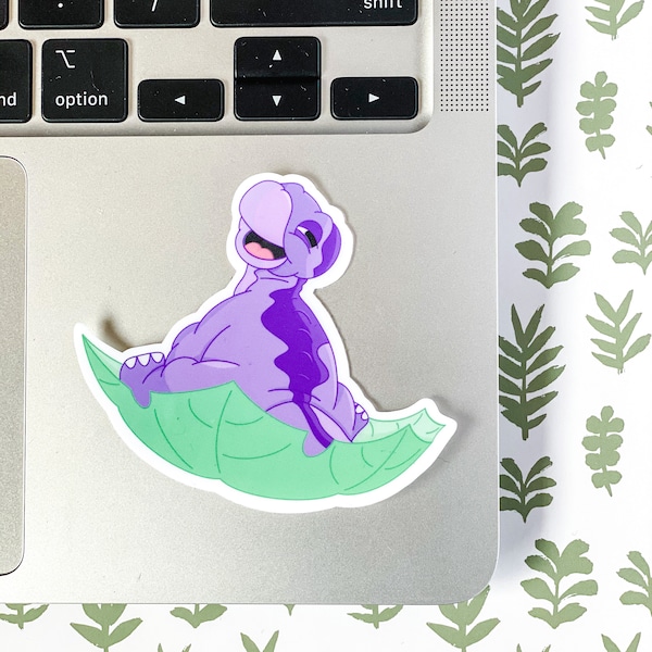 Littlefoot Tree Star Vinyl Sticker – Land Before Time Matte/Glossy Sticker for Kindle, iPad, Tumbler, Phone Cases, Laptop, and Skateboard