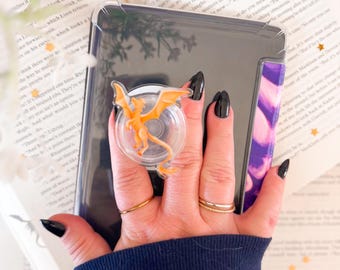 Golden Glee Grip | E-Reader, iPhone, MagSafe, Dragons, Fantasy, Romantasy, Accessories