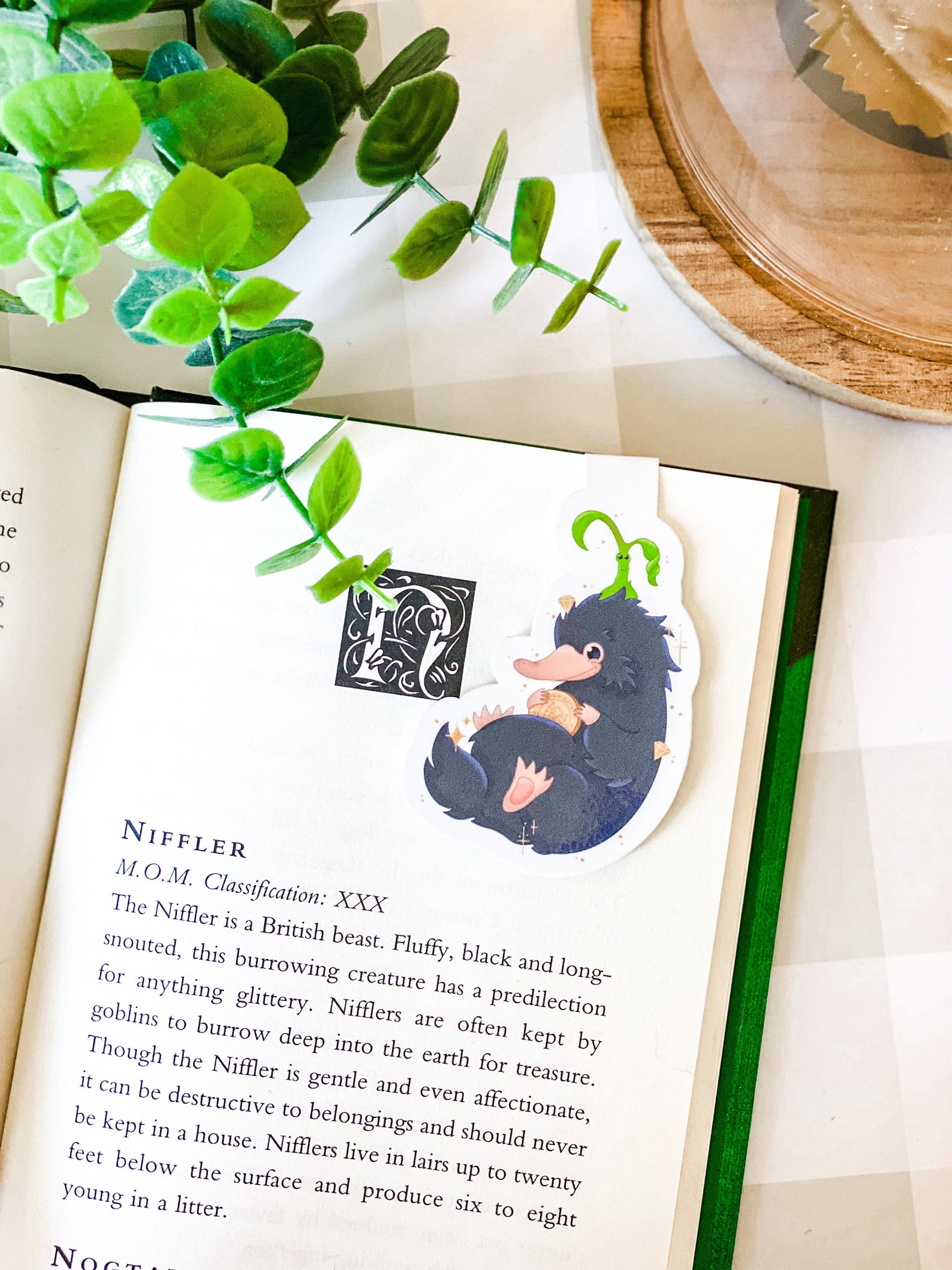 Niffler Magnetic Bookmark - Glossy/Holographic | Bookish Bookmark | Bibliophile Gift | Bookish Accessories | Bookish Gifts