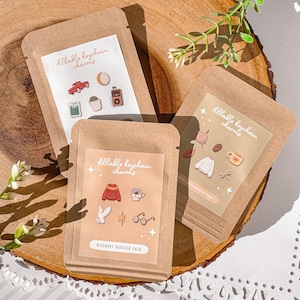 Favorite Things Fillable Shaker Keychain Booster Packs - Double-Sided Acrylic | Acrylic Charm | Key Accessories