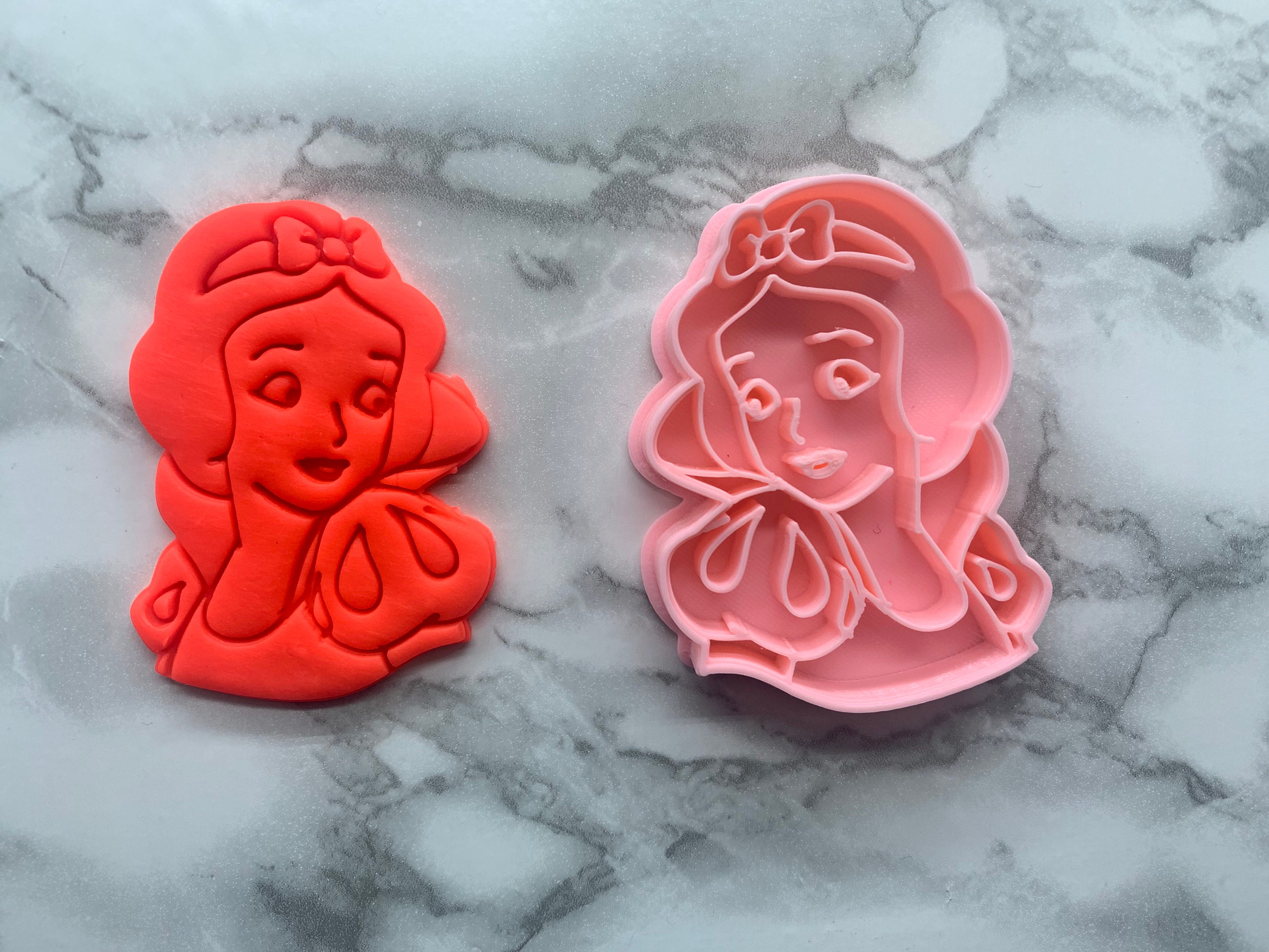Disney Princess Inspired Cookie Cutter Set Etsy UK