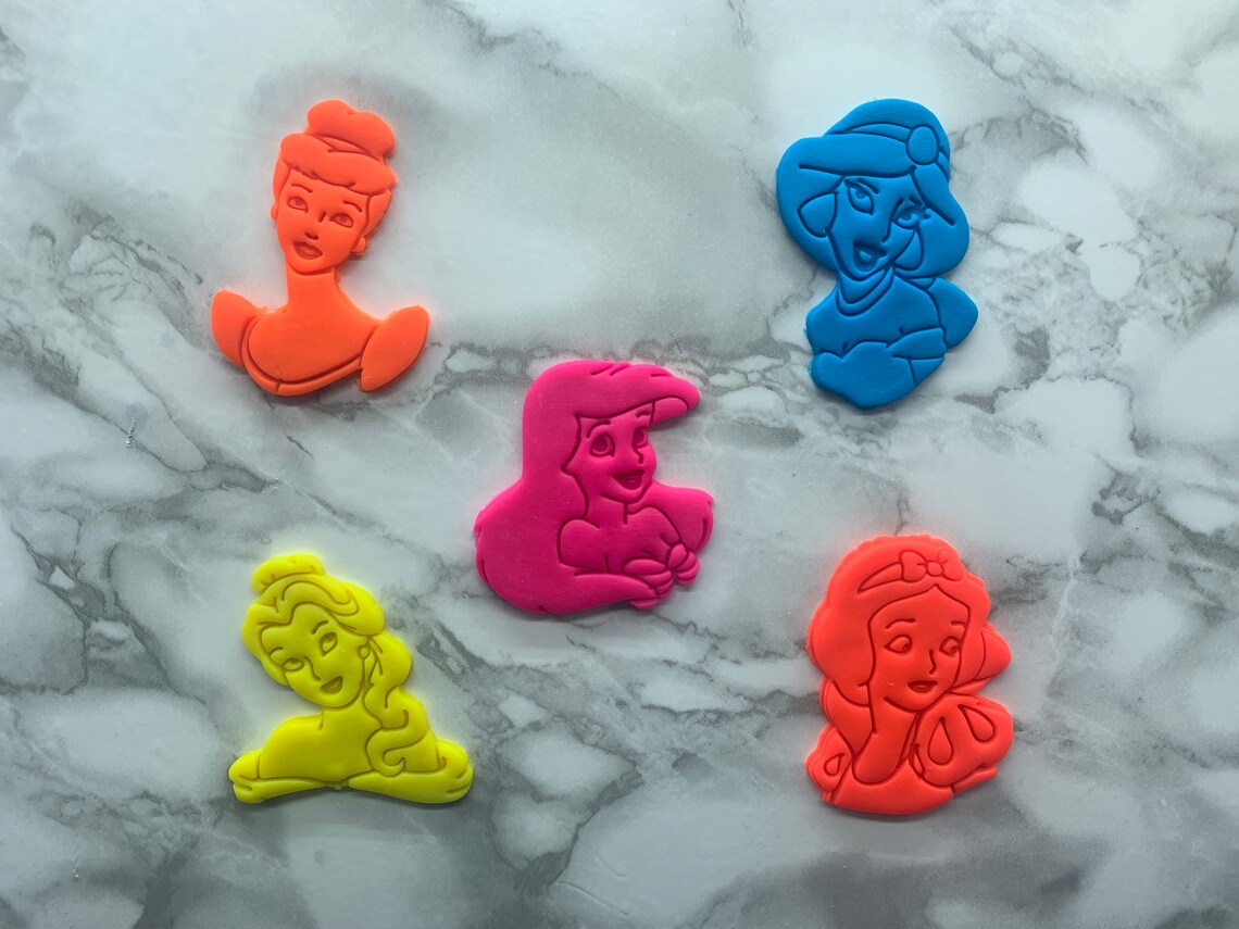 Disney Princess Inspired Cookie Cutter Set Etsy