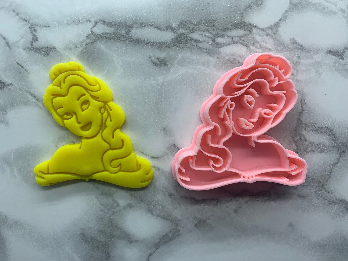 Disney Princess Inspired Cookie Cutter Set Etsy UK