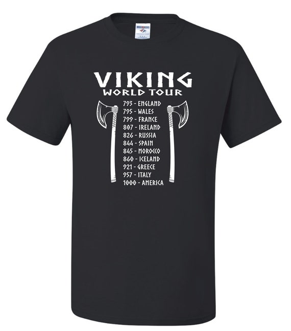 Viking World Tour | Sons Of Odin Valhalla T-Shirt Viking World Tour | Sons Of Odin Valhalla T-Shirt