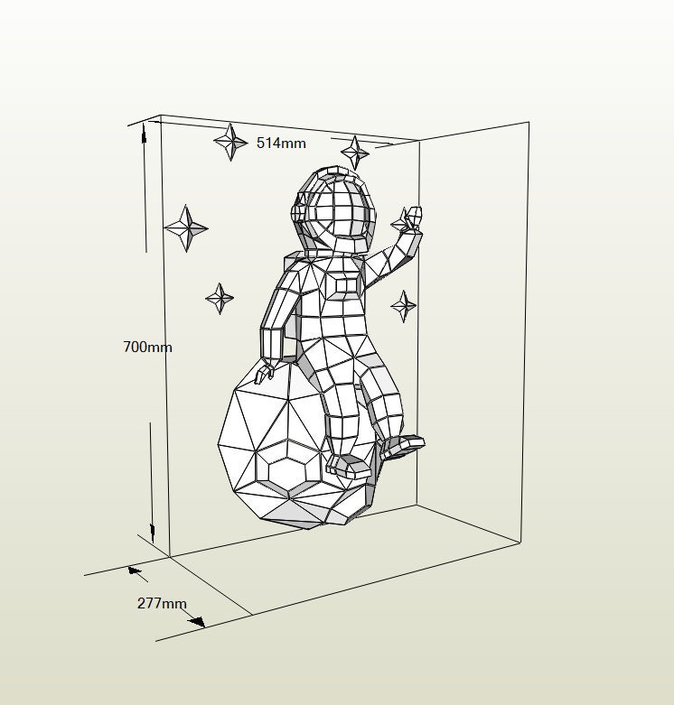 Paper Toy Spaceman Paper Craft Astronaut, SVG PDF, Spaceman 3D Paper Model, Paper Craft ...