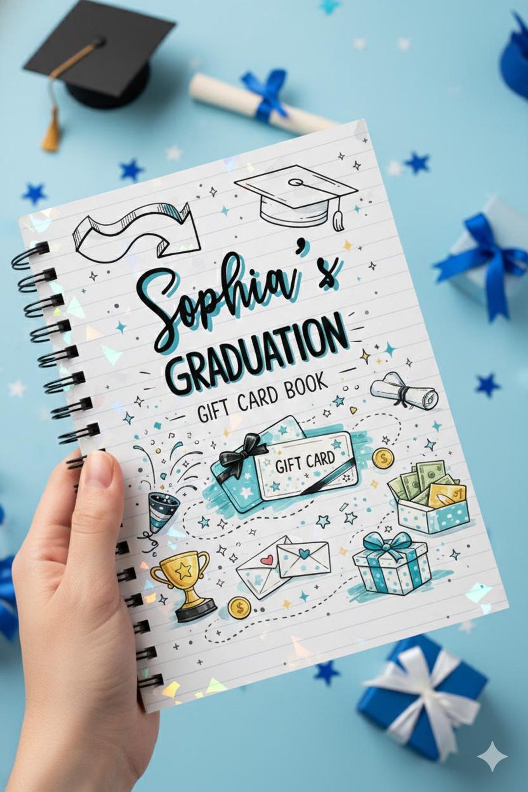 Custom Graduation Gift Card Book, College Survival Gift, High School ...