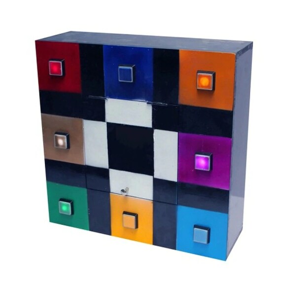 Puzzles Simon Says Escape Room Game to Open Included Electric Lock or ...
