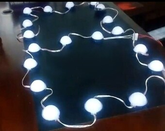 Figure 8 LED String Lights|White|Red|Green and Blue|Numeral Password - Escape Room Prop (With Audio)