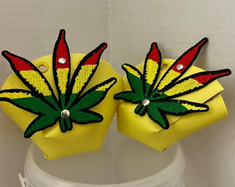 SK8Hawaii Faux Leather Toe Caps with decorative patches