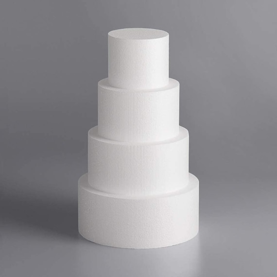 Round Styrofoam Cake Dummy 