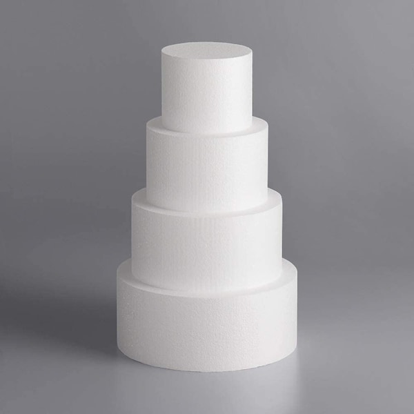 Round Styrofoam Cake Dummy