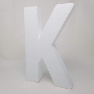 24" Styrofoam Free Standing Letters A-Z & Symbols