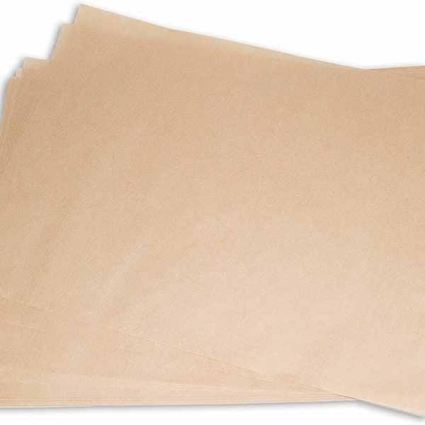 Quilon Parchment Paper Baking Liner Sheets, Unbleached Brown