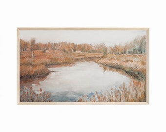 Frame TV Art Fall Vibes Landscape, Samsung Frame TV Art Autumn Landscape, Frame TV Art Fall, Frame Tv Artwork Autumn Art, Fall Tv Art