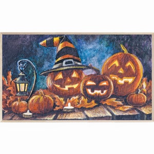 Samsung Frame TV Art Halloween, 4k Frame TV Art Halloween, 4k TV Frame Art, Halloween Jack o Lantern, Halloween Pumpkins, Halloween Tv Art