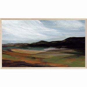 Samsung Frame TV Art Abstract Landscape, Abstract Landscape Digital TV Art, Frame TV Artwork Abstract Landscape, Abstract Landscape Tv Art