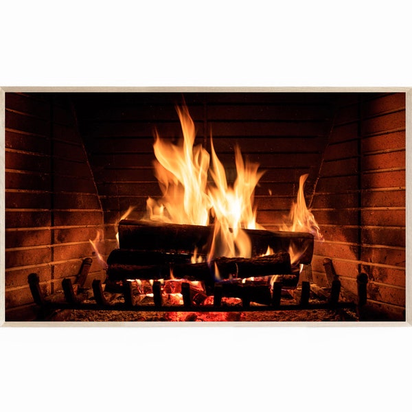 Cozy Fire Frame TV Art, Samsung Frame TV Art, Cozy Fire in Fireplace, TV Frame Art Cozy Fire, Frame Tv Artwork Fire in Fireplace