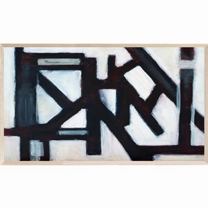 Noir et blanc Moderne Samsung Frame TV Art, Frame TV Art Abstrait Noir et Blanc, Frame TV Art Abstrait, Frame Tv Art 4k, 4K Tv Art