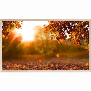 Frame TV Art Autumn Foliage, Samsung Frame TV Art Fall Landscape, Frame TV Art Fall Leaves, Fall Landscape for Frame Tv, Digital Tv Art