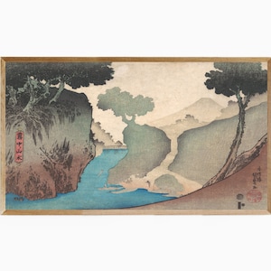 Samsung Frame TV Art 4K Asian Landscape, 4K Frame TV Art Japanese Fine Art Antique Painting, 4K TV Frame Art Asian Decor, Japanese Landscape