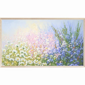 Samsung Frame TV Art Spring Flowers, Frame TV Art Pastel Painting, Floral Oil Painting, Spring TV Art, Spring Painting, Frame Tv Art Flowers