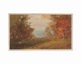 Autumn Frame TV Art, Vintage Autumn Landscape for Samsung Frame TV, Fall Frame tv Artwork, Fall Landscape Digital Tv Art, Autumn Art for TV