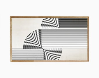 Samsung Frame TV Art Abstract Neutral Tones, Frame TV Artwork, Abstract Art for Frame, Frame TV Art 4K, Neutral Decor, 4K Abstract Art, 16:9