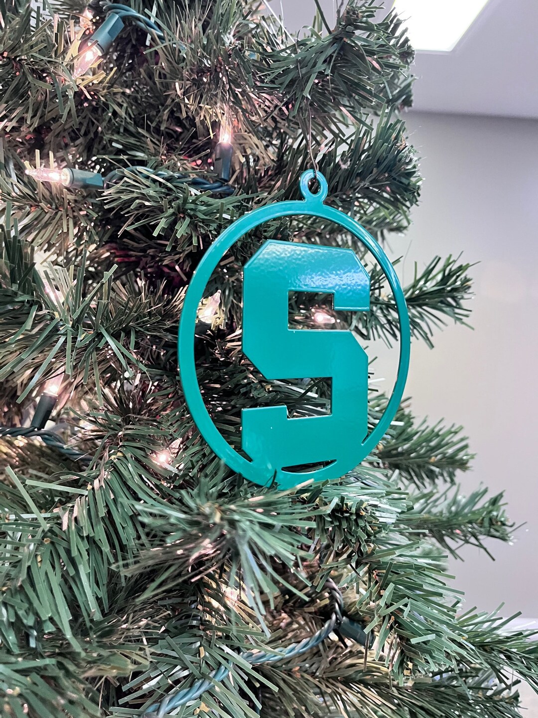 Michigan State Christmas Tree Ornament Etsy