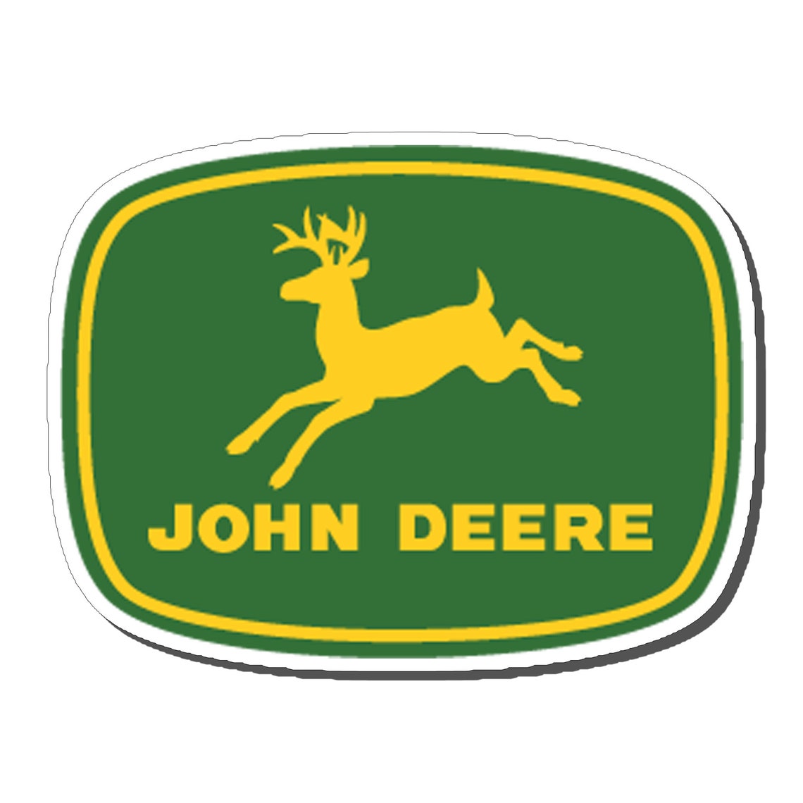 John Deere Logo Decal | Etsy