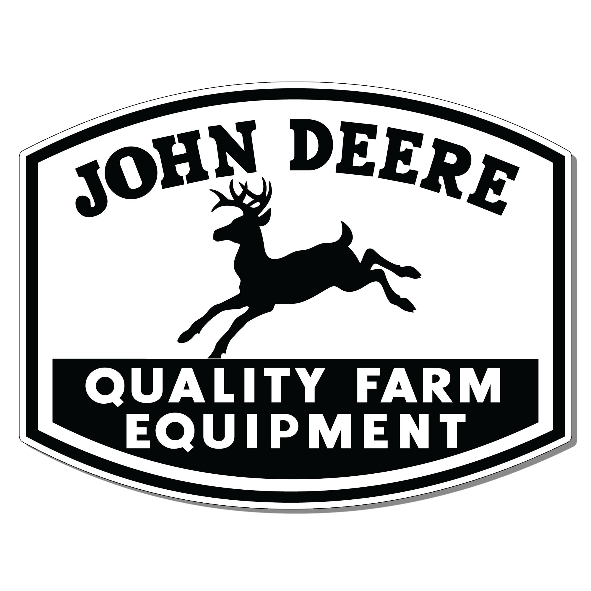 Schwarz/Weiß John Deere Logo Aufkleber Etsy Schwarz/Weiß John Deere Logo Aufkleber Etsy