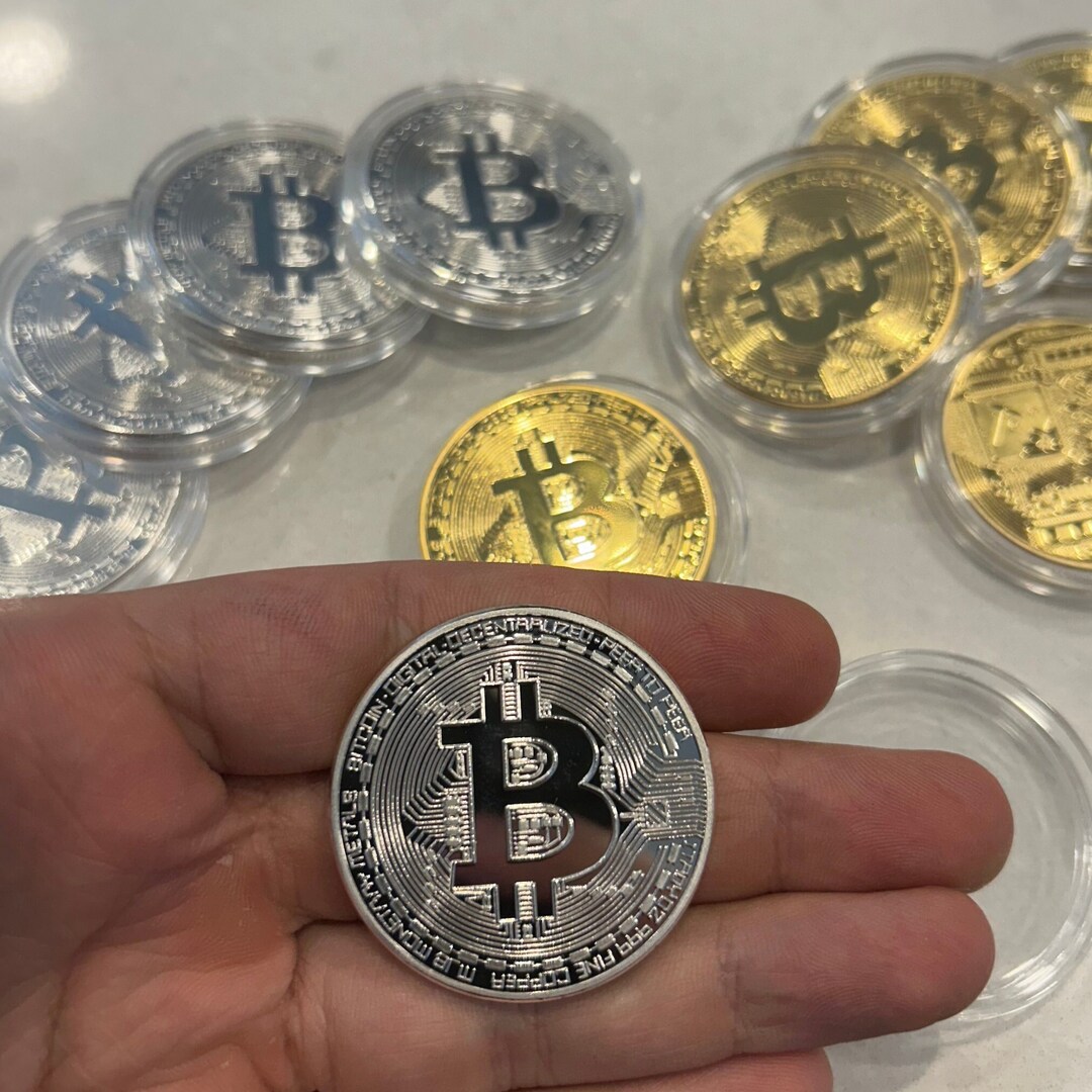 Bitcoin Physische Krypto-Münze BTC Krypto-Währung Sammlerstücke Hochwertige  schwere Bitcoin Merch Tech Art Logo Silbermünzen Gold Investition - Etsy  Schweiz