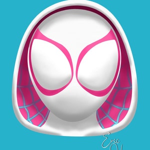 Ghost Spider or Gwen Stacy from Marvel’s Spidey and His Amazing Friends Original Art Print 8x10 Unframed