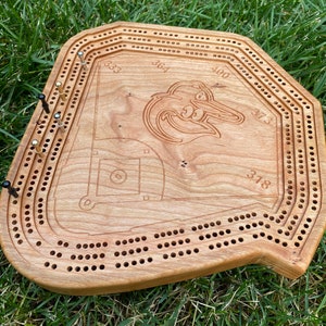 Camden Yards Cribbage Board, Baltimore Orioles, baseball, playoffs, World Series, Christmas, Mother&#39;s Day, Father&#39;s day, mom, dad