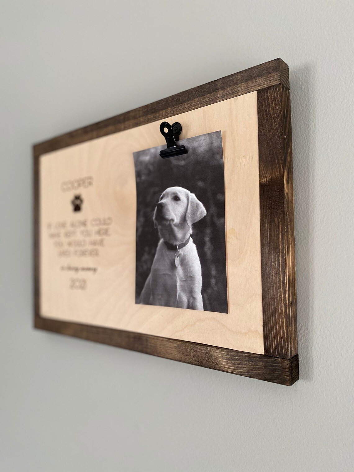 Personalized Pet Memorial Frame Etsy