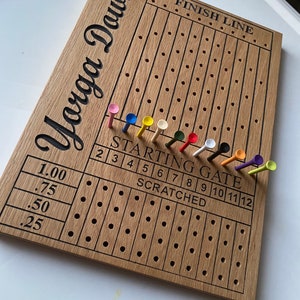 Horse Racing Game - Custom Family Name, gift for family, wedding gift, Mother&#39;s Day gift, Father&#39;s Day gift, mom, dad, Christmas
