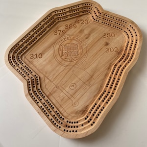 Fenway Park, Baseball Stadium Style Cribbage Boards, Boston Red Sox, gift, fan, Father’s Day, Birthday, Mother&#39;s Day, mom, dad, Christmas