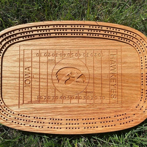 Customized Football offers Cribbage Board