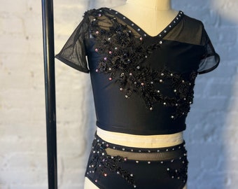 Traje de baile personalizado, dos piezas