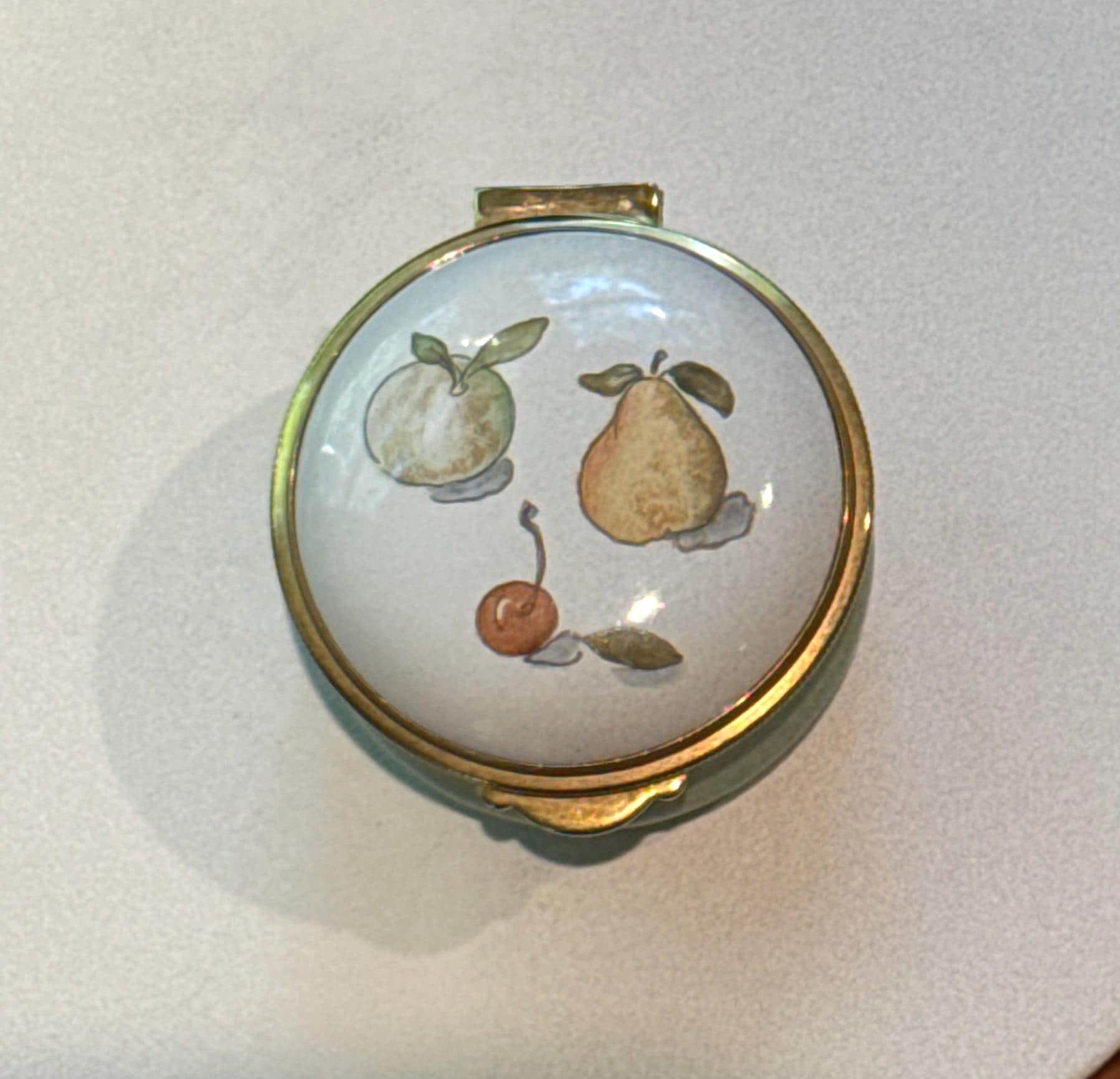 Staffordshire Enamels Trinket Box - Etsy